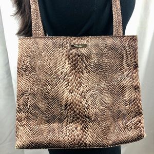 Nine West snakeskin purse